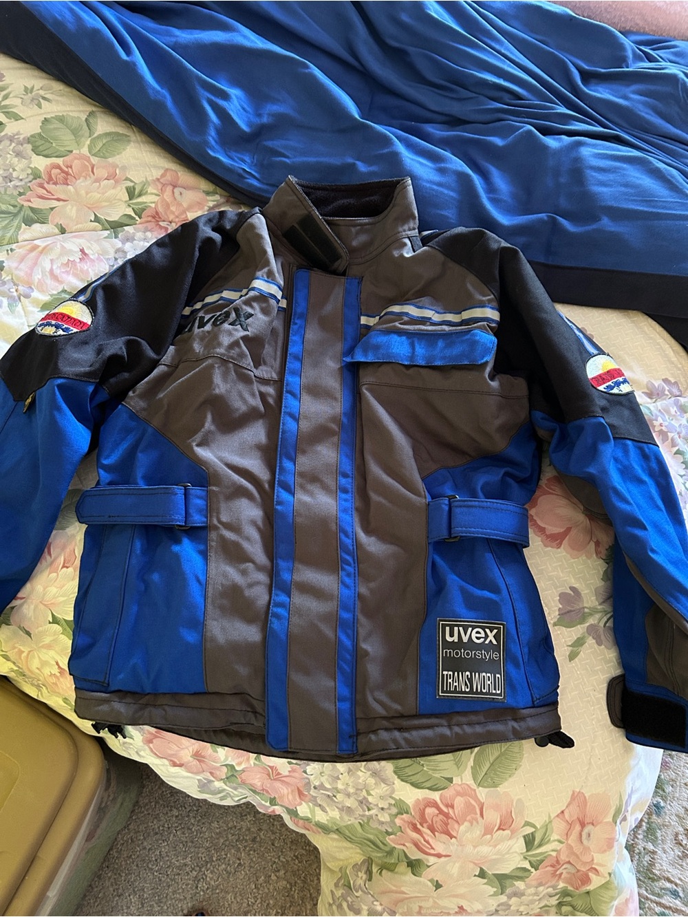 uvex Motorsyle Trans World Men's Blue & Gray Jacket